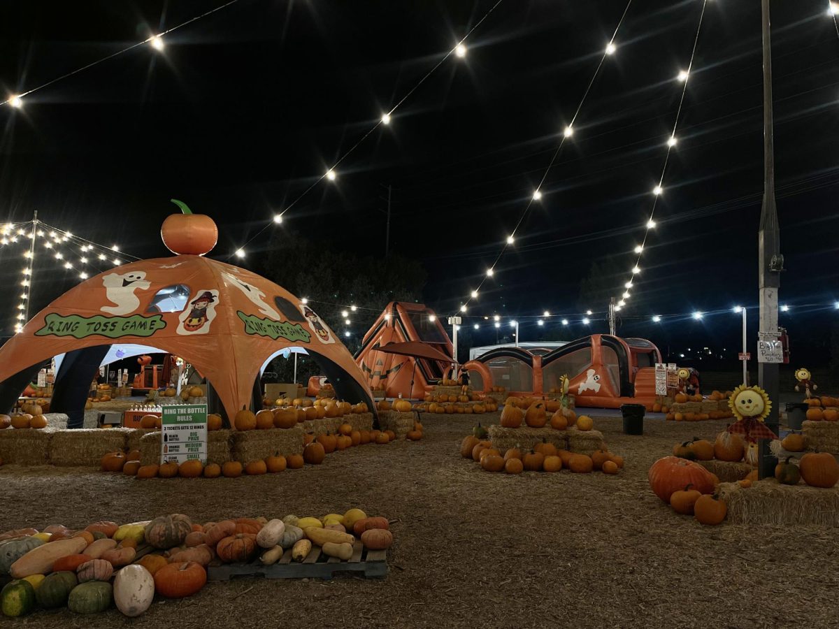 POWER OF NOSTALGIA: The lighting of the Seasonal Adventures pumpkin patch transforms the atmosphere to emphasize the comfort factor.